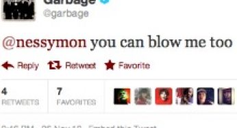 Shirley Manson la lía en Twitter