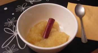 Compota de manzana