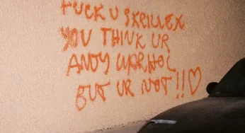 Skrillex / F*CK U SKRILLEX YOU THINK UR ANDY WARHOL BUT UR NOT!! <3