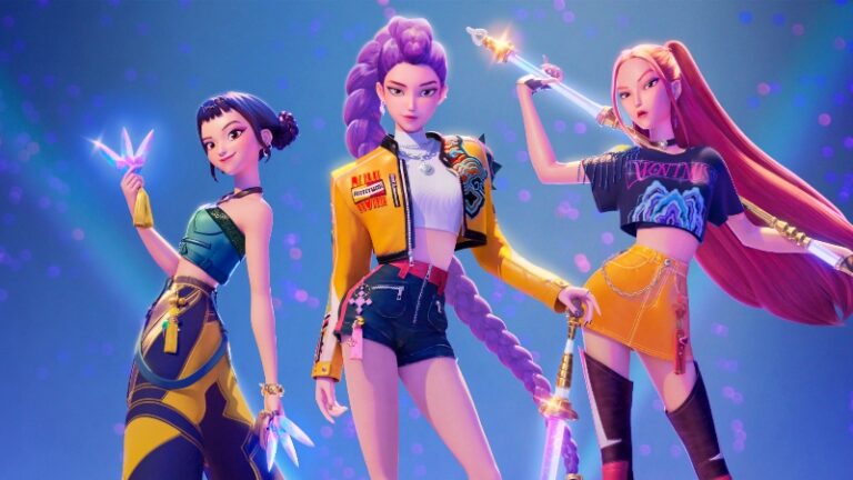 Ensemble Jogging 2 Pièces Fille - Style K-Pop Demon Hunters - Sweat à Capuche & Pantalon Décontracté