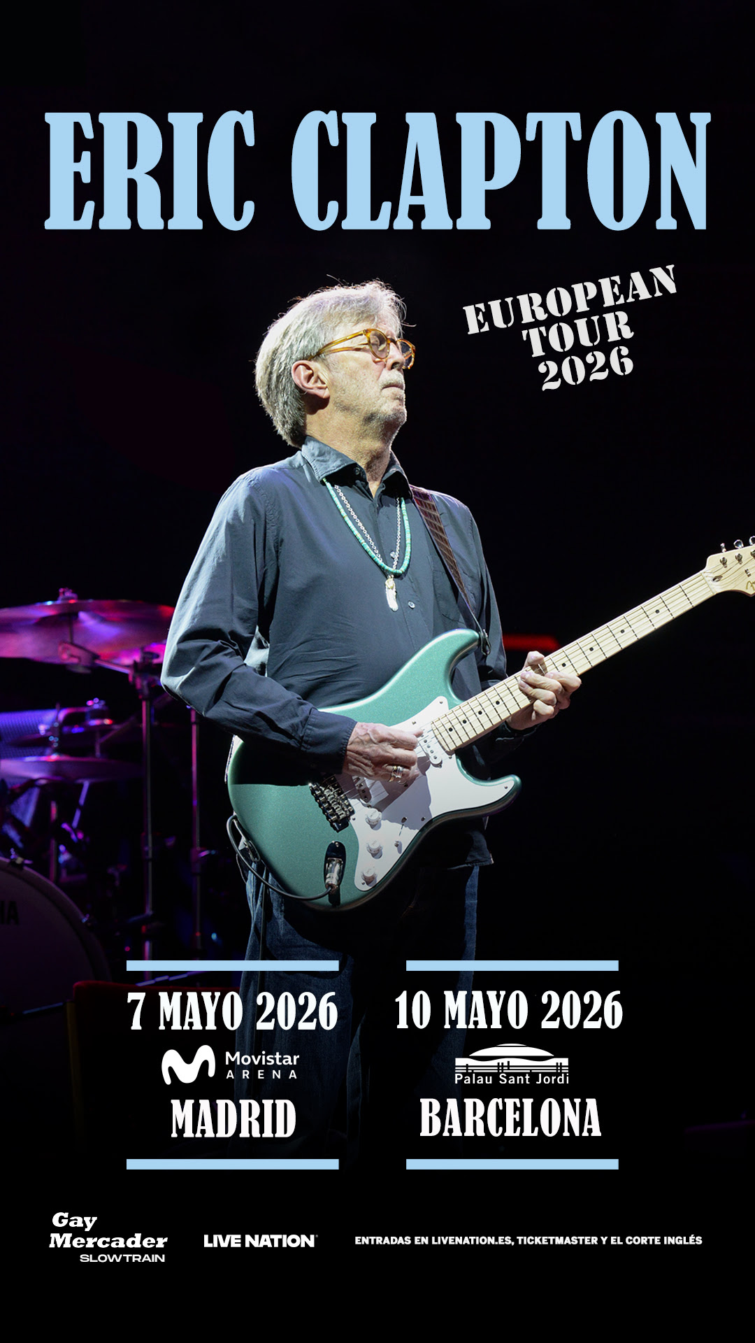 Eric Clapton vuelve a España tras 22 años de espera