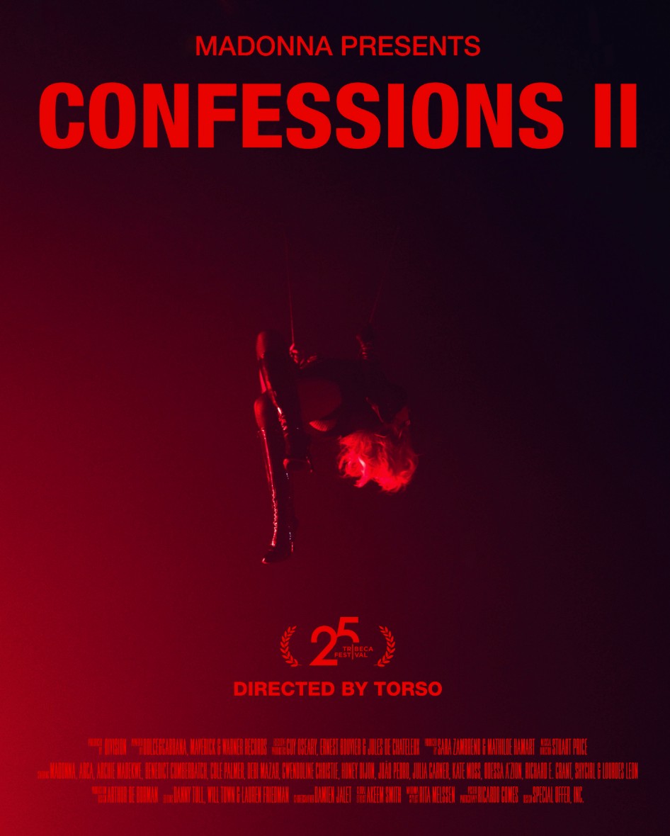 Madonna sorprende en Tribeca: el corto ''Confessions II'', la irrupción de Feid y la inteligencia artificial marcan un nuevo rumbo